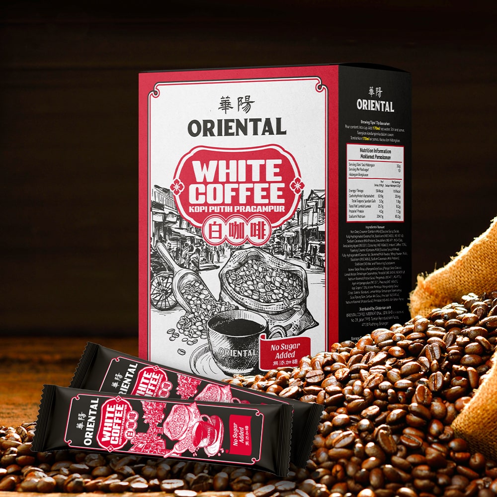 ORIENTAL NO SUGAR ADDED WHITE COFFEE