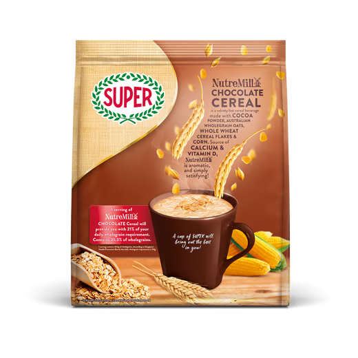 SUPER NUTREMILL CHOCOLATE WHOLEGRAIN CEREAL DRINKS