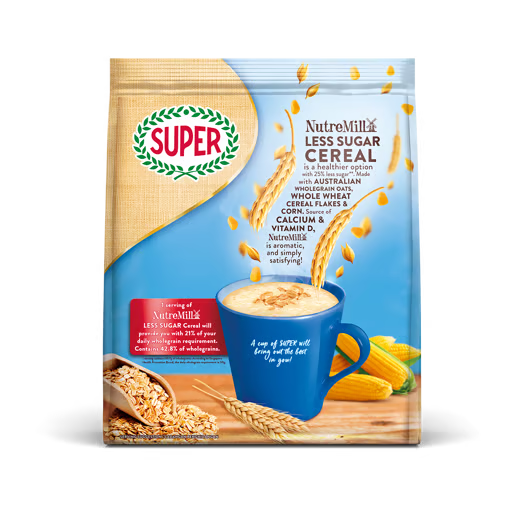 SUPER NUTREMILL LESS SUGAR WHOLEGRAIN CEREAL DRINKS