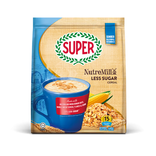 SUPER NUTREMILL LESS SUGAR WHOLEGRAIN CEREAL DRINKS