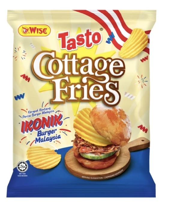 WISE COTTAGE IKONIK BURGER MALAYSIA FRIES POTATO CHIPS