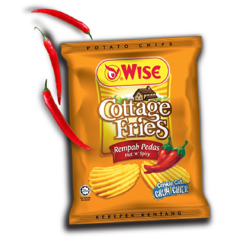 WISE COTTAGE HOT N SPICY FRIES POTATO CHIPS