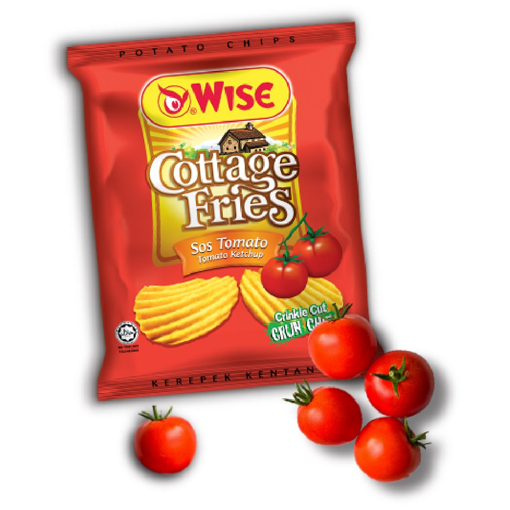 WISE COTTAGE TOMATO KETCHUP FRIES POTATO CHIPS