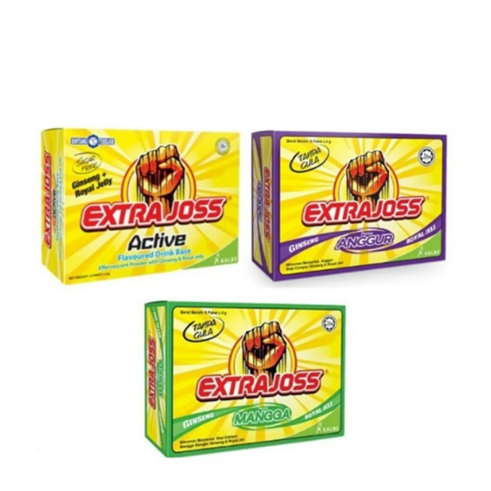 EXTRA JOSS ENERGY DRANK POWDER GINSENG HALA 120 BOXES